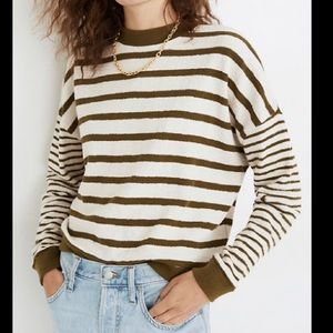 Madewell Stripe-Play Knit Top - Size: XXS